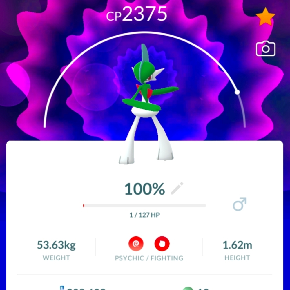 A Pokemon from Pokemon go